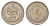 Иран 2 риала 1952 SH 1331 KM 1158 медно-никель 29-1125
