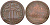 ВАТИКАН КВАТТРИНО 1755 ГОД XVI, ПАПА БЕНЕДИКТ XIV (1740-1758), QVATRI/NO/ROMANO KM 1176 (C1b) медь 3896-1543