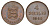 Гернси 4 дабла (дубля) 1945 KM 13 бронза 4122-444