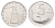 Италия 5 лир 1972 R, плуг, дельфин KM 92 алюминий UNC 4649-931
