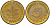 ФРГ 5 пфеннигов 1986 F J.382, KM 107 сталь плакированная латунью    4598-1048