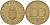 Венгрия 100 форинтов 1995 KM 698 латунь 4157-111