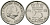 Нидерланды 25 центов 1951 Юлиана (1949-1980) KM 183 никель 96-126