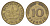 ФРГ 10 пфеннигов 1949 D KM 103, J. 378 сталь плакированная латунью 4618-1121