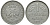 ФРГ 1 МАРКА 1955 G KM 110, J. 385 медно-никель 72-632