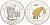 Того 1000 франков 2004 серия китайский гороскоп, год обезьяны KM 38 серебро PROOF 02-263-33