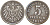 Германия 5 пфеннигов 1915 J KM 19, J. 297, Weege 5 железо 206-669
