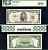 США 5 долларов 1953 серия 1953B, в слабе PCGS 58 PPQ Choice About New, красный номер Pick 381 b, Fr. 1534  бумага  aUNC 452-3-44