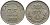 ДАНИЯ 25 ЭРЕ 1956 С; S, ФРЕДЕРИК IX (1947-1972) KM 842.2 медно-никель 4398-937