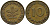 ФРГ 10 ПФЕННИГОВ 1949 J KM 103, J.378 сталь плакированная латунью 33-112