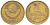 СССР 1 копейка 1986 Y 126a, Schon 75a латунь 4613-563