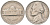 США 5 центов 1964 Джефферсон KM A192 медно-никель 192-1048