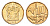 ЮАР 10 центов 1996 герб, цветок алоэ KM 161 сталь плакированная бронзой UNC 4694-728