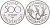 Венгрия 500 форинтов 1988 чемпионат мира по футболу в Италии 1990 года KM 667 серебро PROOF 1074-9-54