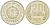 Болгария 20 стотинок 1962 KM 63 медно-никель UNC 192-635