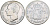 ИСПАНИЯ 5 ПЕСЕТ 1881 АЛЬФОНСО XII, ИМИТАЦИЯ белый металл 4537-1014
