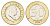 Турция 50 курушей 2005 Кемаль Ататюрк KM 1168 биметалл UNC 4635-441