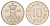 Дания 10 эре 1985 R; B, Маргрете II (1972-2024) KM 860.3 медно-никель UNC 4627-854