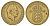 Дания 2 кроны 1949 N, Фредерик IX (1947-1972) KM 838 алюминиевая бронза 4634-525