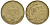 Намибия 1 доллар 1996 орел KM 4 латунь 4163-1056