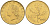 Италия 20 лир 1996 R, дубовый лист KM 97.2 алюминиевая бронза  UNC  4594-1039