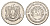 Сирия 50 пиастров 1968 год-тип KM 97 никель UNC 4675-1121