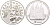 Франция 10 евро 2010 1100 лет аббатству Клюни, микроцарапины KM 1681 серебро PROOF 1088-5-53