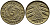 ГЕРМАНИЯ 5 РЕЙХСПФЕННИГОВ 1924 G, KM 39, J. 316 алюминиевая бронза 4387-1155