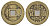 Китай 1 кэш ND (1662-1722) Schjoth 1421 латунь 4654-1235