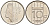 Нидерланды 10 центов 1985 Беатрикс (1980-2013) KM 203 никель UNC 4588-843