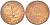 ФРГ 2 пфеннига 1977 D KM 106a, J. 381a сталь плакированная медью 4181-825