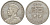 Фиджи 1 флорин 1934 Георг V (1910-1936), герб Фиджи KM 5 серебро    91-1113
