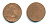 БЕЛЬГИЯ 2 ЦЕНТА ND медь 58-225