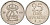 Швеция 25 эре 1964 Густав VI Адольф (1950-1973) KM 836 медно-никель UNC 4585-464