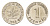 ФРГ 1 пфенниг 1968 F KM 105, J. 380 сталь плакированная медью, серебрение 4630-424