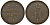 Россия 3 копейки 1843 ЕМ, Николай I (1825-1855) KM 146.1, Биткин 542 медь 633-1445