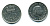 НИДЕРЛАНДЫ 25 ЦЕНТОВ 1971 ЮЛИАНА KM 183 никель 54-1143