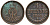 Ганновер 1 пфенниг 1861 B, Георг V KM 233, AKS 156, J. 90 медь 4594-438