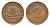 ФРГ 2 пфеннига 1959 F KM 106, J. 381 бронза 4528-423