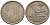 Норвегия 25 эре 1963 Улаф V (1958-1991), синица KM 407 медно-никель 4154-812
