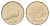 Македония 10 денаров 2008 KM 31 медь цинк никель aUNC 4699-243