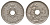 Бельгия 5 сантимов 1925 KM 66 медно-никель 4174-151