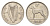Ирландия 6 пенсов 1928 собака, ирландский волкодав KM 5 никель 4690-323