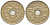 ФРАНЦИЯ 5 САНТИМОВ 1921 ТИП ЛИНДАЙЁ KM 875, LE FRANC 122.3 медно-никель UNC 4379-767