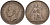 Великобритания 1 пенни 1946 Георг VI (1936-1952) KM 845, Spink 4114 бронза 4574-141