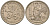 Чехословакия 1 крона 1922 женщина со снопом и серпом KM 4 медно-никель 4575-323