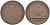 БЕЛЬГИЯ 2 САНТИМА 1858 BELGES KM 4.2 медь 4448-623