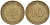 ФРГ 10 пфеннигов 1950 D KM 108, J. 383 сталь плакированная латунью 4513-845