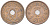 Дания 1 эре 1938 Кристиан X (1912-1947) KM 826 бронза 4621-749
