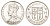 Маврикий 1 рупия 1934 Георг V (1910- 1936) KM 17 серебро aUNC 441-945